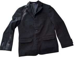 Chaps youth boys size 10 black suit jacket, formal wear, funeral, sports coat